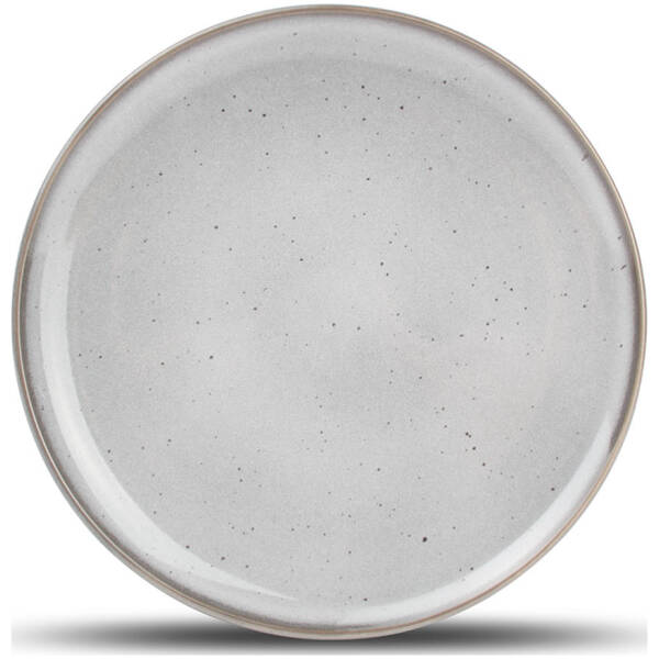 ONA Plat bord 19,5cm grijs Freckles | ONA