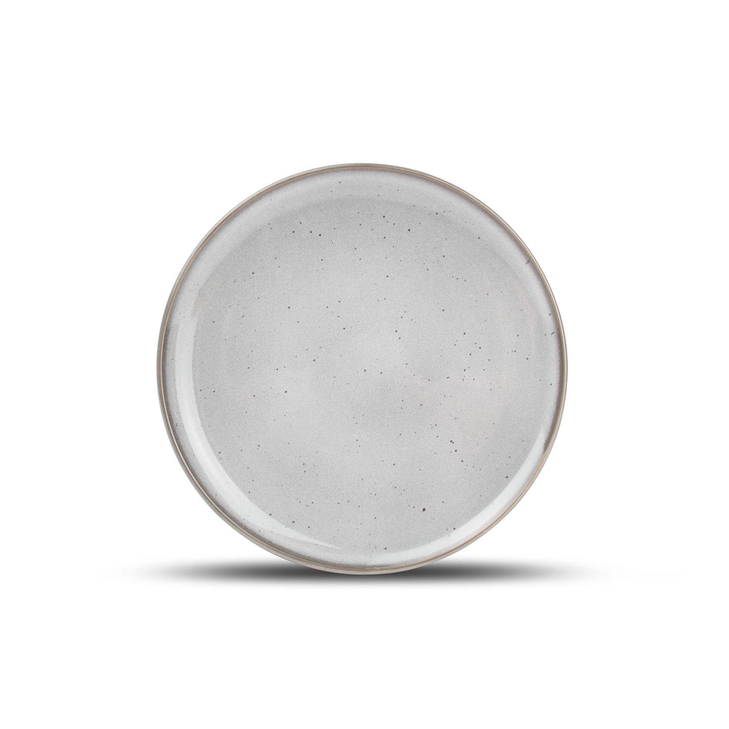 ONA Plat bord 19,5cm grijs Freckles 1 ONA Plat bord 19,5cm grijs Freckles | ONA