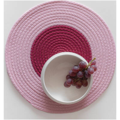 ONA Placemat 35cm blush pink Piff - detailfoto 1 | ONA