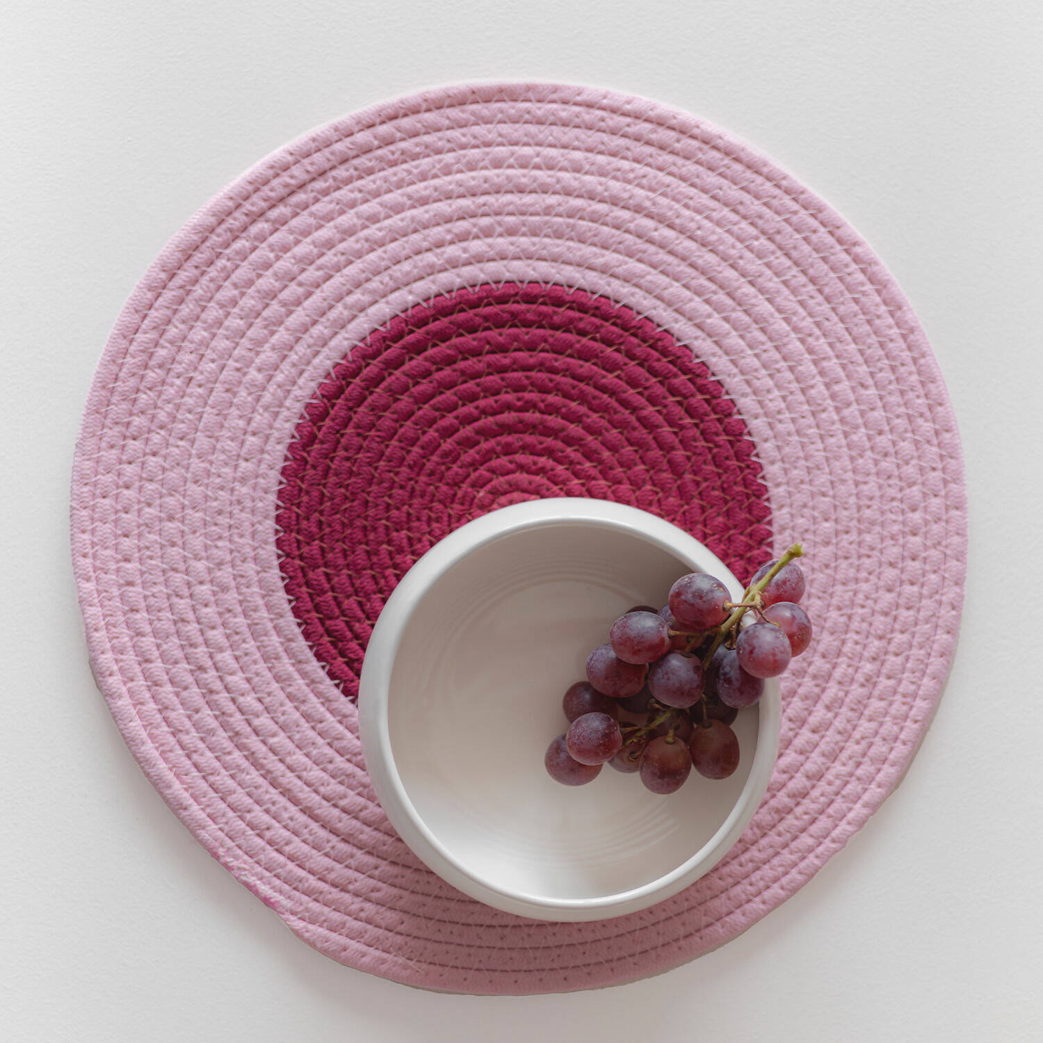 ONA Placemat 35cm blush pink Piff 2 ONA Placemat 35cm blush pink Piff - detailfoto 1 | ONA