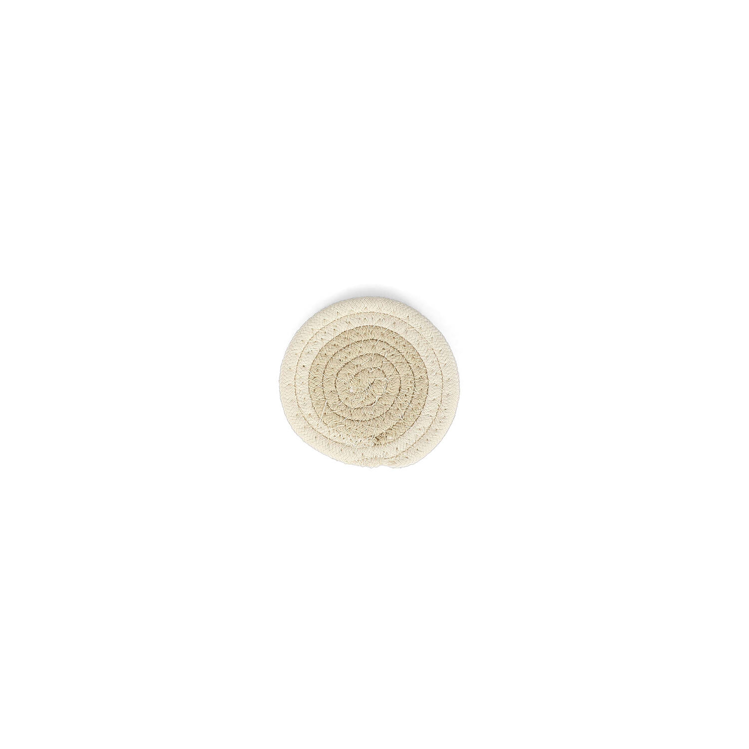 ONA Glasonderzetter 10cm cream white Piff - Set van 4 1 ONA Glasonderzetter 10cm cream white Piff - Set van 4 | ONA
