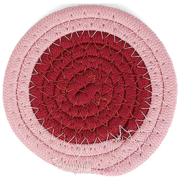 ONA Glasonderzetter 10cm blush pink Piff - Set van 4 | ONA