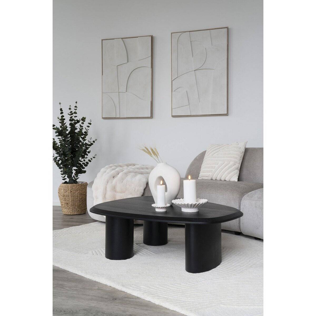 Madeline reliëf wanddecoratie wit – 60 x 90 cm - House Nordic 2 Madeline reliëf wanddecoratie wit – 60 x 90 cm - House Nordic