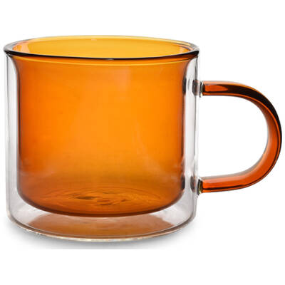 ONA Beker 27cl dubbelwandig amber Liv - Set van 2 | ONA