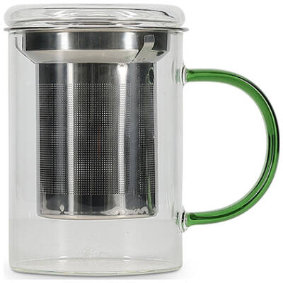 ONA Theebeker 43cl met filter en deksel groen Liv | ONA