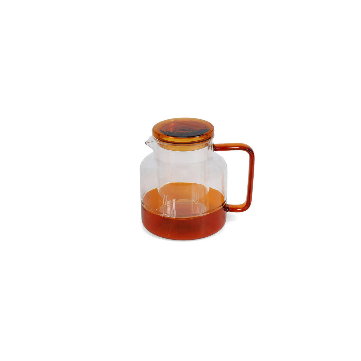 ONA Theepot 95cl met glazen filter amber Liv 2 ONA Theepot 95cl met glazen filter amber Liv - detailfoto 1 | ONA