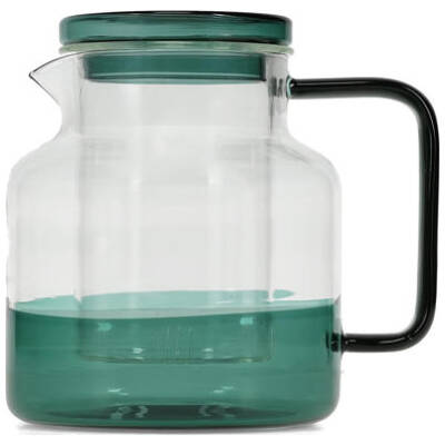 ONA Theepot 95cl met glazen filter groen Liv | ONA