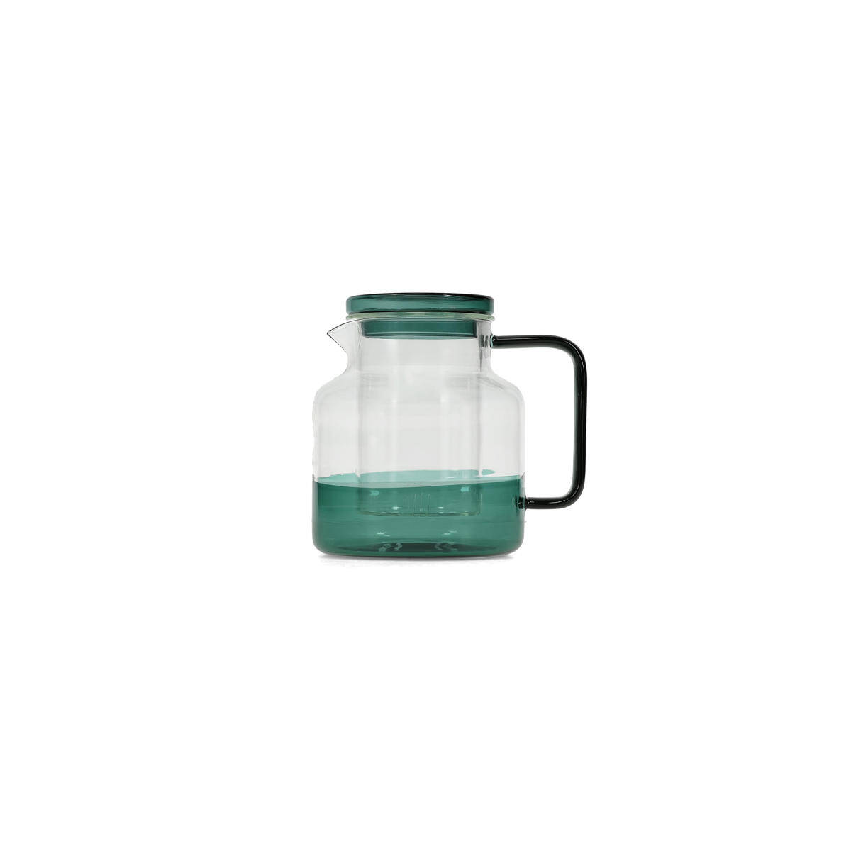 ONA Theepot 95cl met glazen filter groen Liv 1 ONA Theepot 95cl met glazen filter groen Liv | ONA