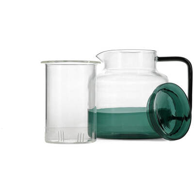 ONA Theepot 95cl met glazen filter groen Liv - detailfoto 3 | ONA