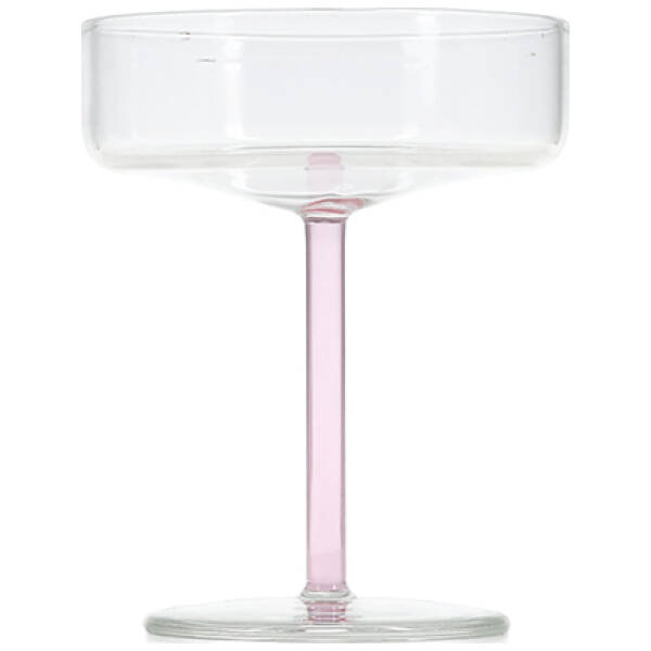ONA Champagneglas 20cl coupe roze Fizz - Set van 2 | ONA