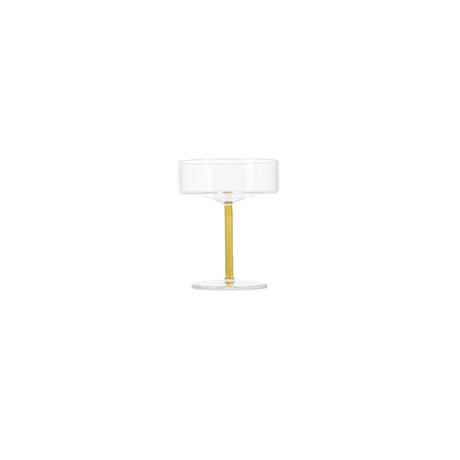 ONA Champagneglas 20cl coupe geel Fizz - Set van 2 1 ONA Champagneglas 20cl coupe geel Fizz - Set van 2 | ONA