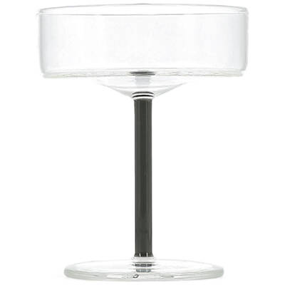 ONA Champagneglas 20cl coupe grijs Fizz - Set van 2 | ONA