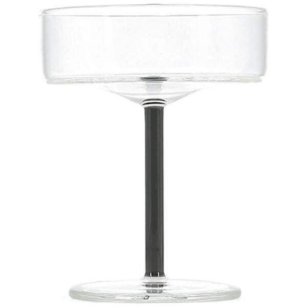 ONA Champagneglas 20cl coupe grijs Fizz - Set van 2 | ONA