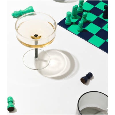 ONA Champagneglas 20cl coupe grijs Fizz - Set van 2 - detailfoto 4 | ONA