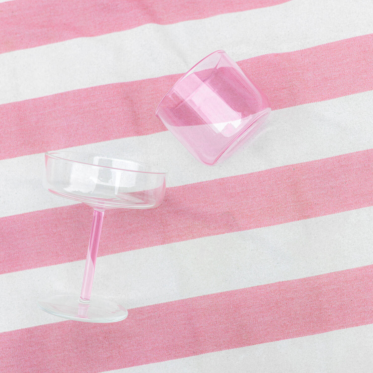 ONA Glas 29cl roze Fizz - Set van 4 4 ONA Glas 29cl roze Fizz - Set van 4 - detailfoto 3 | ONA