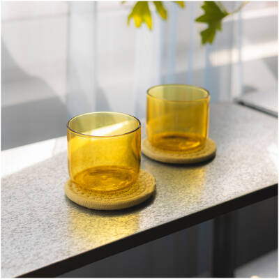 ONA Glas 29cl geel Fizz - Set van 4 - detailfoto 3 | ONA