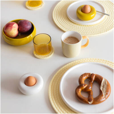 ONA Glas 29cl geel Fizz - Set van 4 - detailfoto 5 | ONA