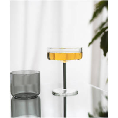 ONA Glas 29cl grijs Fizz - Set van 4 - detailfoto 3 | ONA