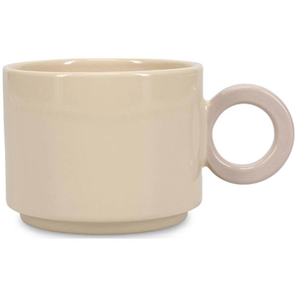 ONA Beker 28cl beige/grijs Lou | ONA