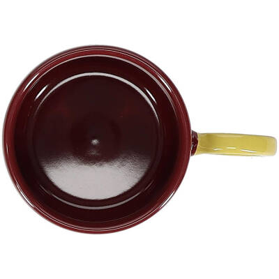ONA Beker 28cl burgundy pink/mustard yellow Lou - detailfoto 2 | ONA