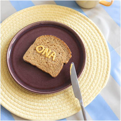 ONA Plat bord 22cm raspberry Duna - detailfoto 3 | ONA
