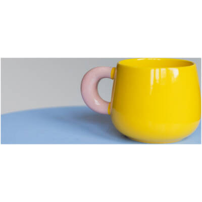 ONA Beker 47cl yellow Coco - detailfoto 3 | ONA