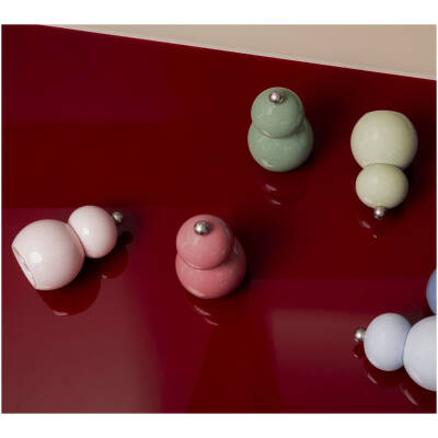 ONA Peper/zoutmolen H12cm roze Betty - Set van 2