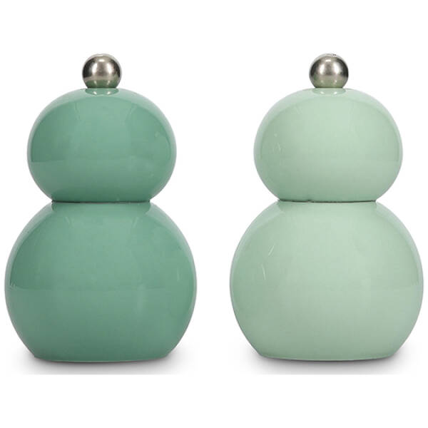 Keuken 11 ONA Peper/zoutmolen H12cm groen Betty - Set van 2 | ONA