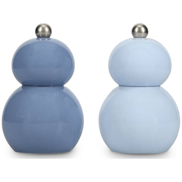 Keuken 2 ONA Peper/zoutmolen H12cm blauw Betty - Set van 2 | ONA