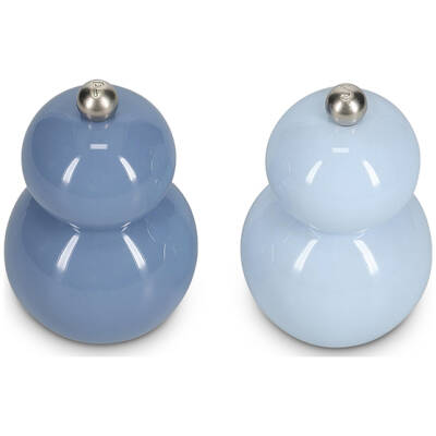 ONA Peper/zoutmolen H12cm blauw Betty - Set van 2 - detailfoto 1 | ONA