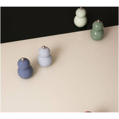 ONA Peper/zoutmolen H12cm blauw Betty - Set van 2 - detailfoto 3 | ONA