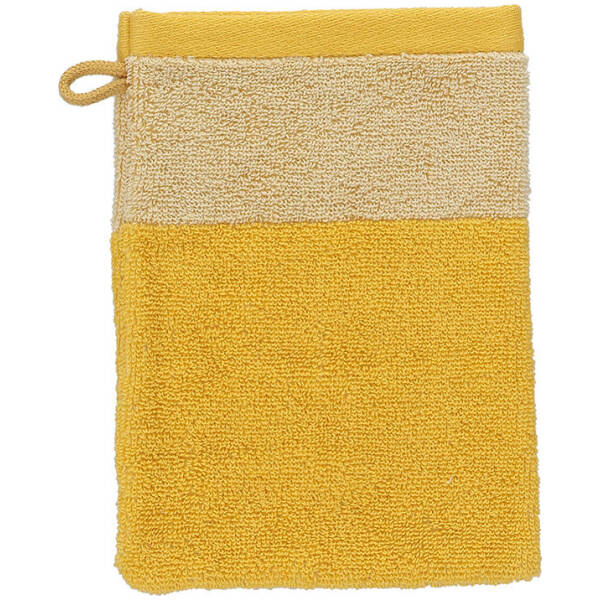 ONA Washandje 15x21cm sunny yellow Pixie - Set van 2 | ONA