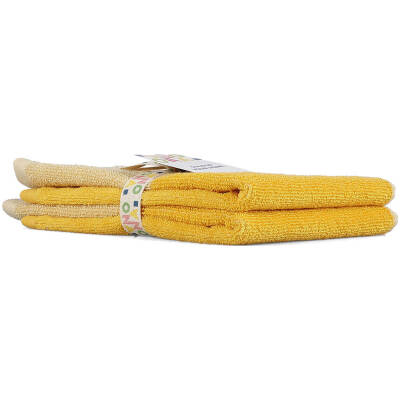 ONA Handdoek 30x50cm sunny yellow Pixie - Set van 2 - detailfoto 2 | ONA