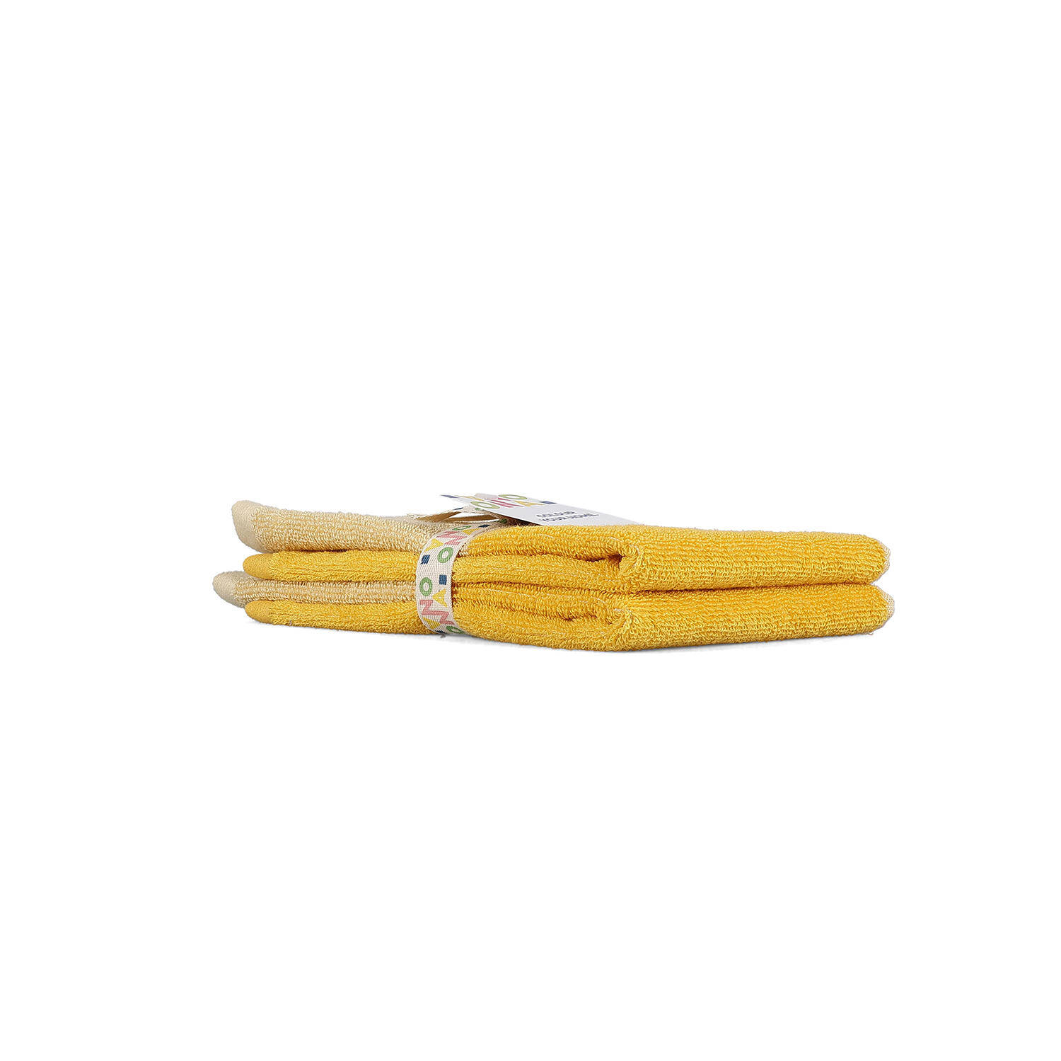 ONA Handdoek 30x50cm sunny yellow Pixie - Set van 2 3 ONA Handdoek 30x50cm sunny yellow Pixie - Set van 2 - detailfoto 2 | ONA