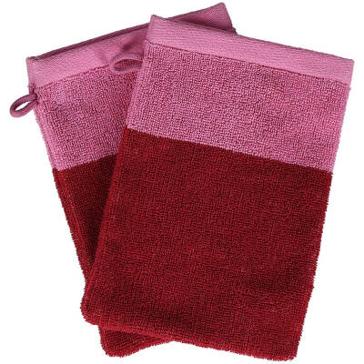 ONA Washandje 15x21cm blush pink Pixie - set/2 - detailfoto 2 | ONA