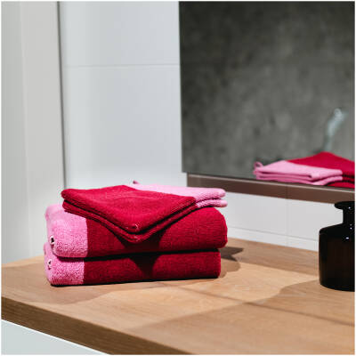 ONA Washandje 15x21cm blush pink Pixie - set/2 - detailfoto 3 | ONA