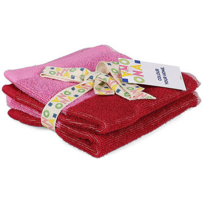 ONA Handdoek 30x30cm blush pink Pixie - Set van 2 - detailfoto 1 | ONA
