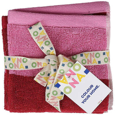 ONA Handdoek 30x30cm blush pink Pixie - Set van 2 - detailfoto 3 | ONA