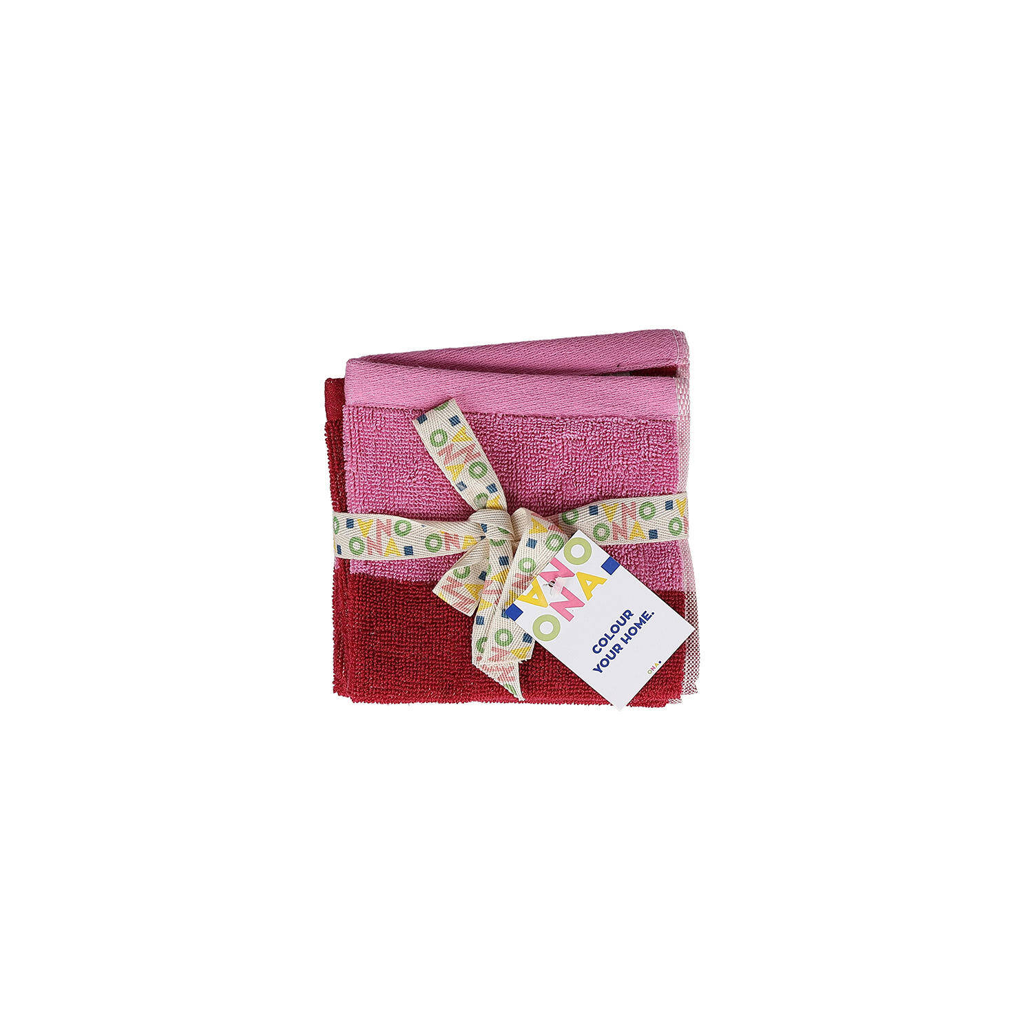 ONA Handdoek 30x30cm blush pink Pixie - Set van 2 4 ONA Handdoek 30x30cm blush pink Pixie - Set van 2 - detailfoto 3 | ONA
