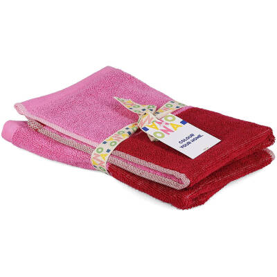 ONA Handdoek 30x50cm blush pink Pixie - Set van 2 - detailfoto 1 | ONA