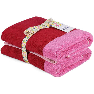 ONA Badhanddoek 50x100cm blush pink Pixie - Set van 2 - detailfoto 1 | ONA