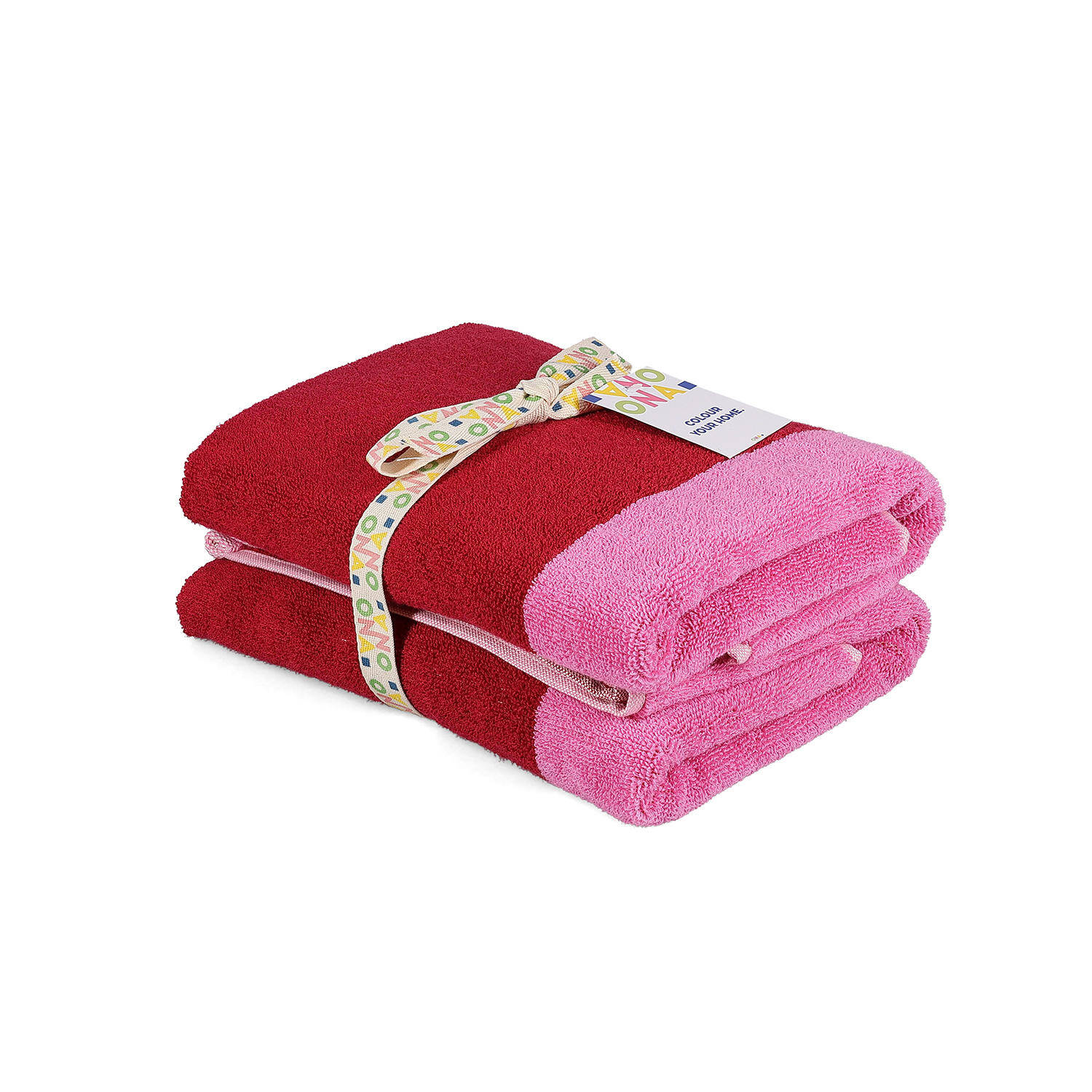 ONA Badhanddoek 50x100cm blush pink Pixie - Set van 2 2 ONA Badhanddoek 50x100cm blush pink Pixie - Set van 2 - detailfoto 1 | ONA