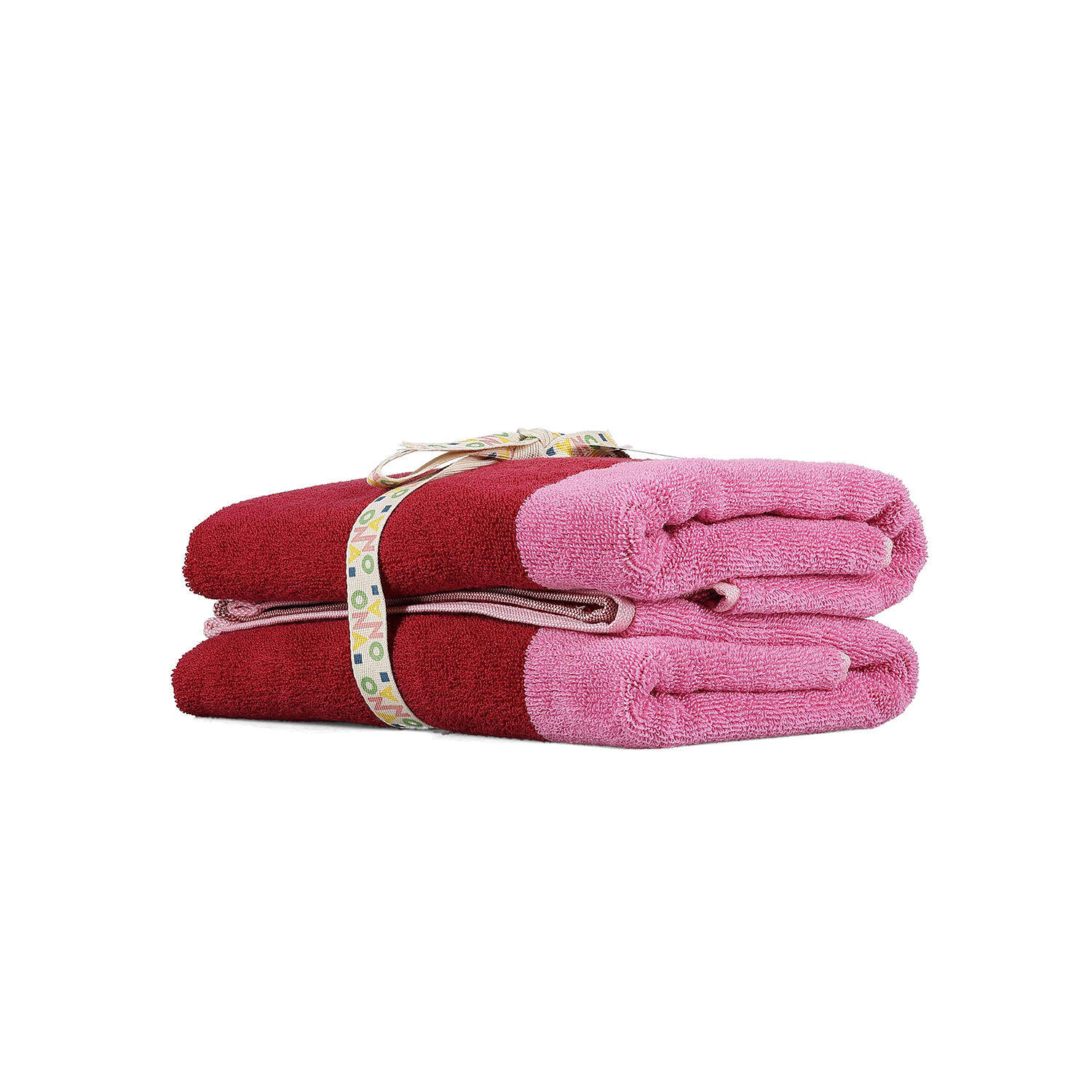 ONA Badhanddoek 50x100cm blush pink Pixie - Set van 2 3 ONA Badhanddoek 50x100cm blush pink Pixie - Set van 2 - detailfoto 2 | ONA