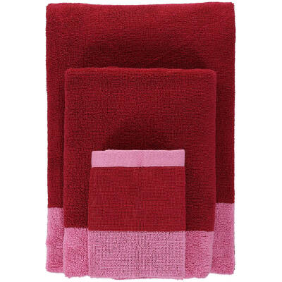 ONA Badhanddoek 50x100cm blush pink Pixie - Set van 2 - detailfoto 4 | ONA