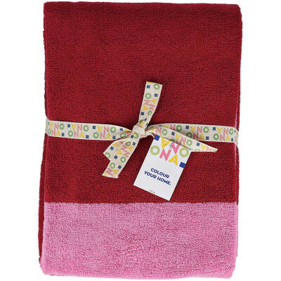 ONA Badhanddoek 70x140cm blush pink Pixie - Set van 2 - detailfoto 3 | ONA