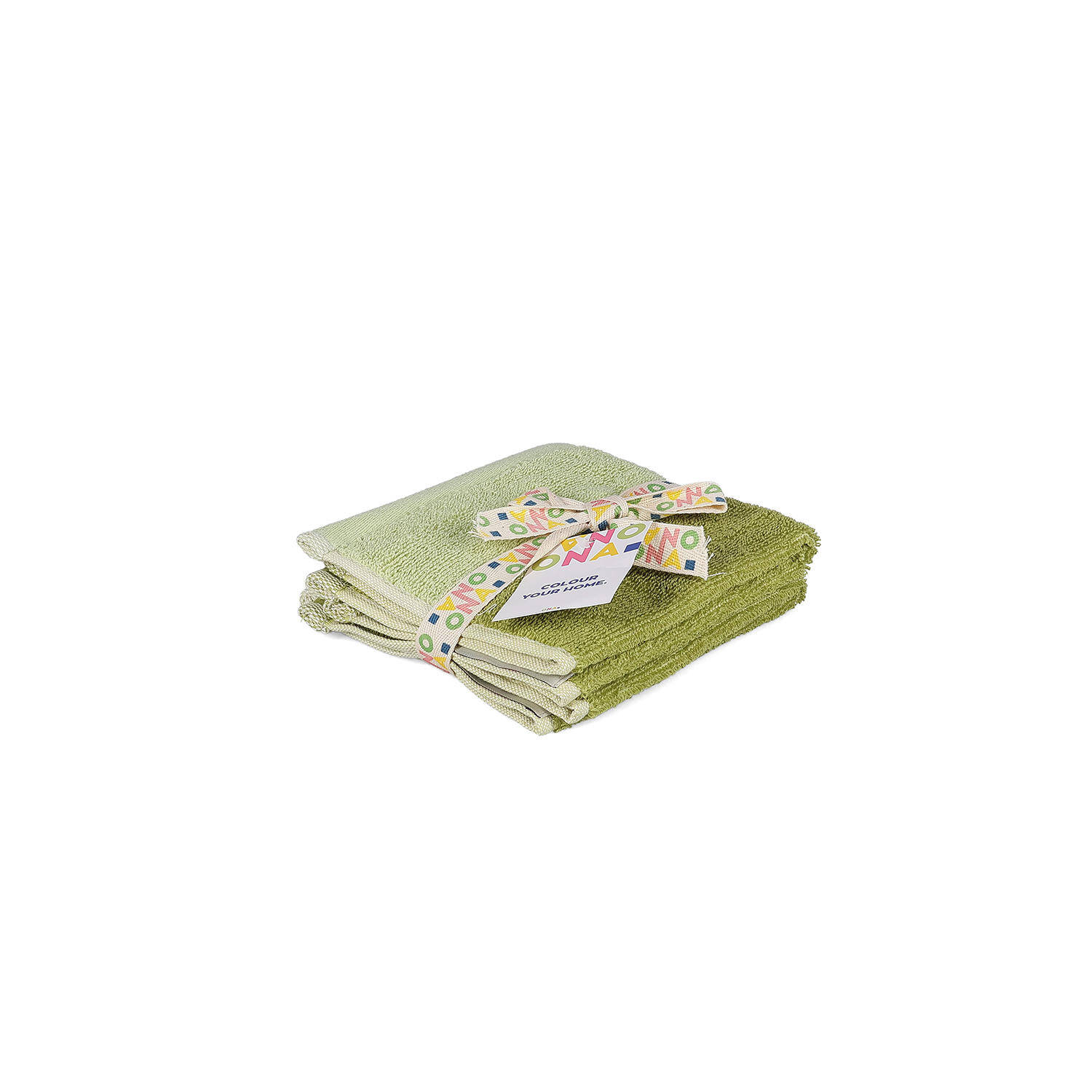 ONA Handdoek 30x30cm pistachio green Pixie - Set van 2 2 ONA Handdoek 30x30cm pistachio green Pixie - Set van 2 - detailfoto 1 | ONA