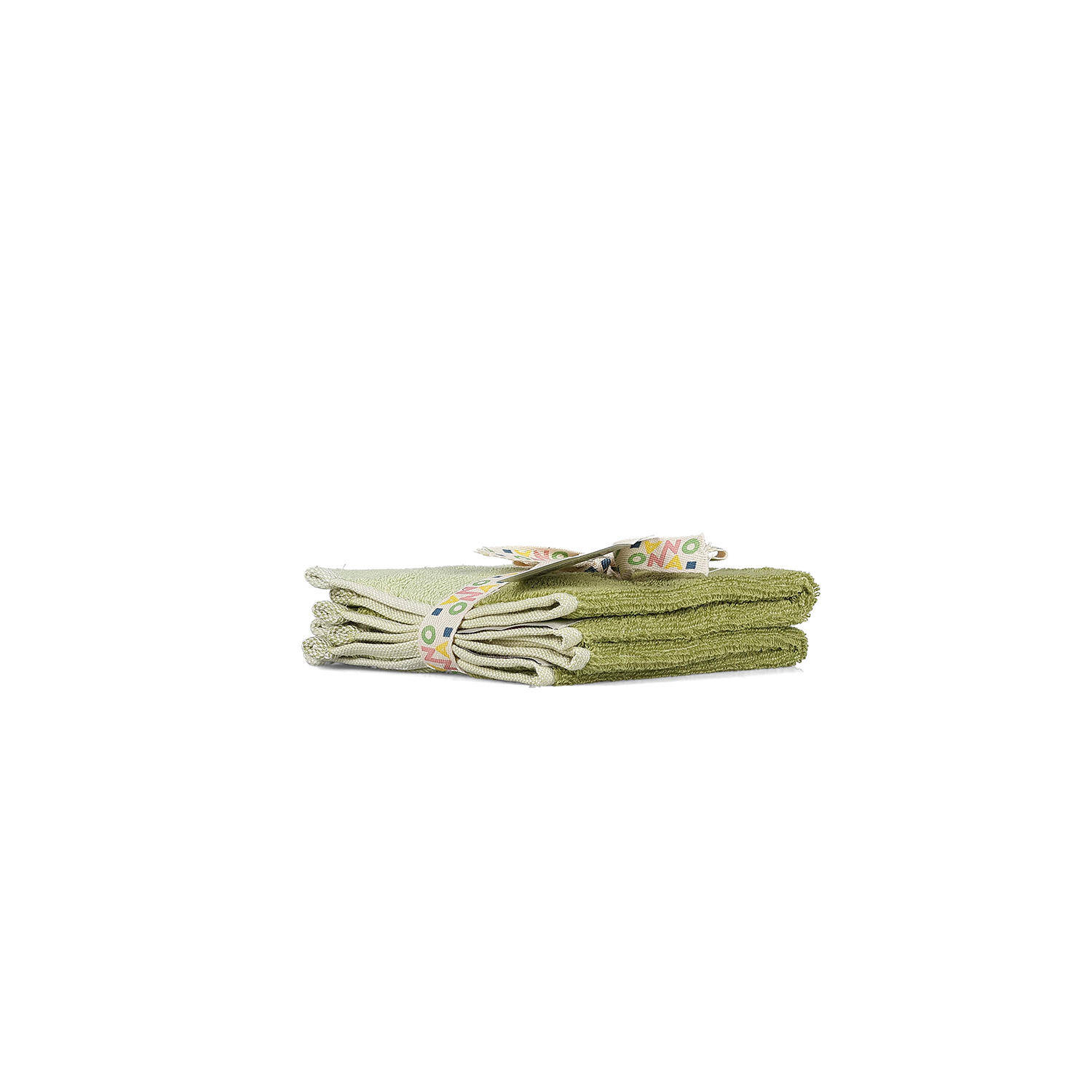 ONA Handdoek 30x30cm pistachio green Pixie - Set van 2 3 ONA Handdoek 30x30cm pistachio green Pixie - Set van 2 - detailfoto 2 | ONA