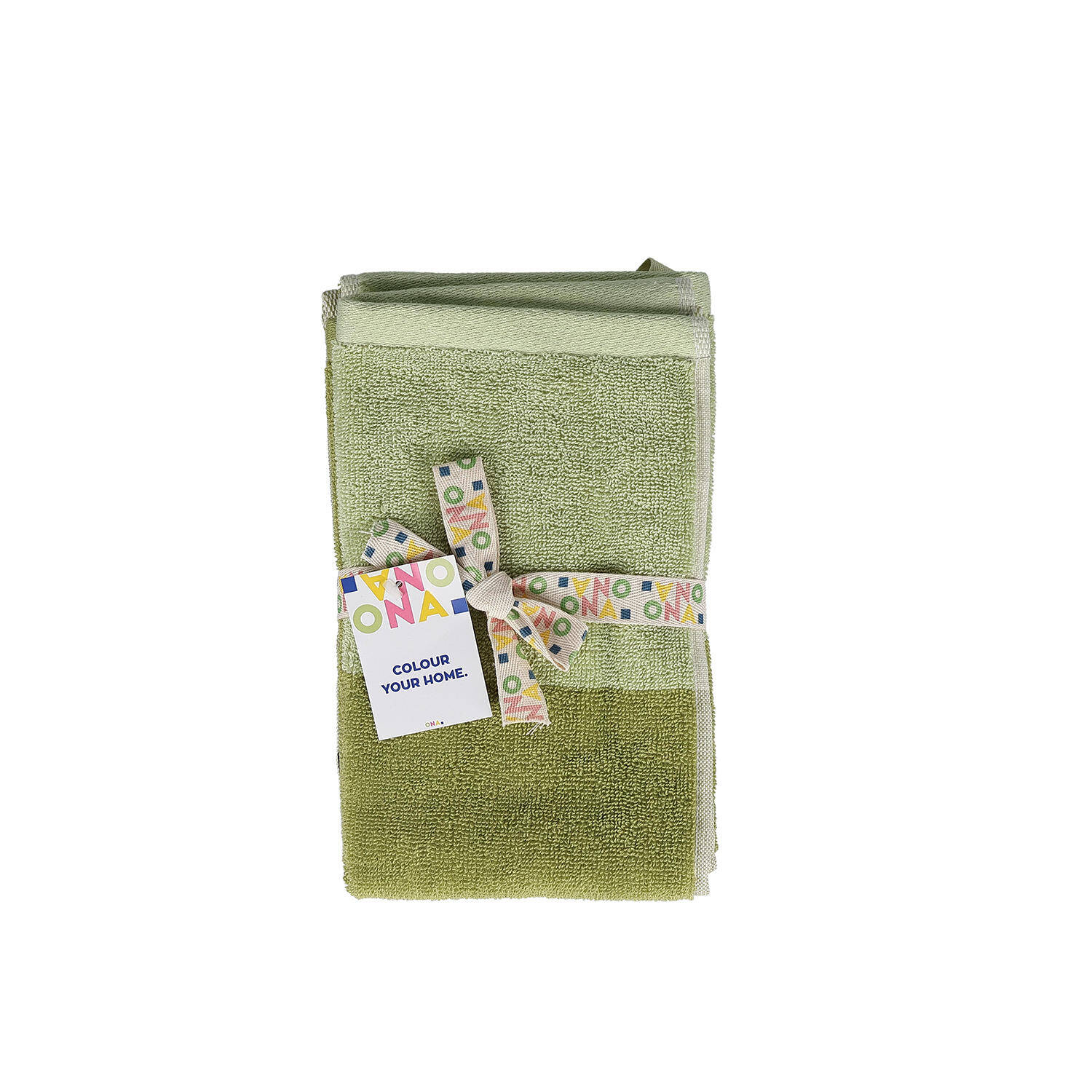 ONA Handdoek 30x50cm pistachio green Pixie - Set van 2 4 ONA Handdoek 30x50cm pistachio green Pixie - Set van 2 - detailfoto 3 | ONA