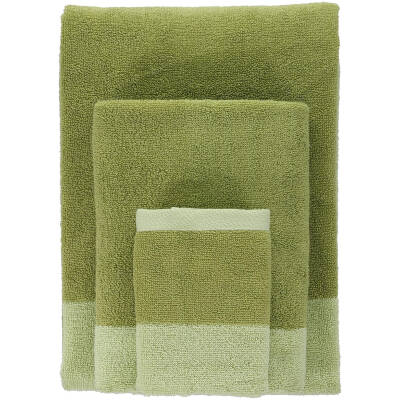 ONA Badhanddoek 50x100cm pistachio green Pixie - Set van 2 - detailfoto 4 | ONA