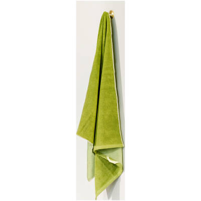 ONA Badhanddoek 70x140cm pistachio green Pixie - Set van 2 - detailfoto 7 | ONA